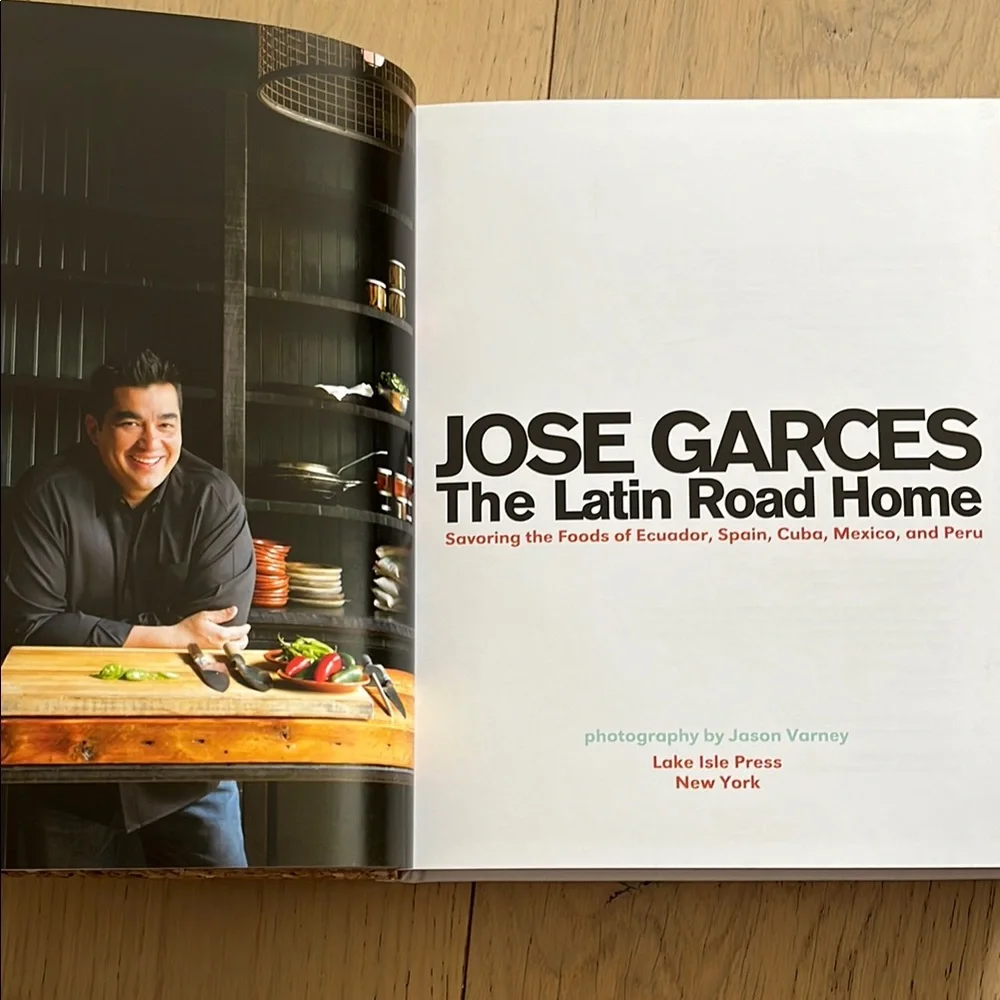 Autographed Cookbook by Jose Garces “The Latin Road Home”